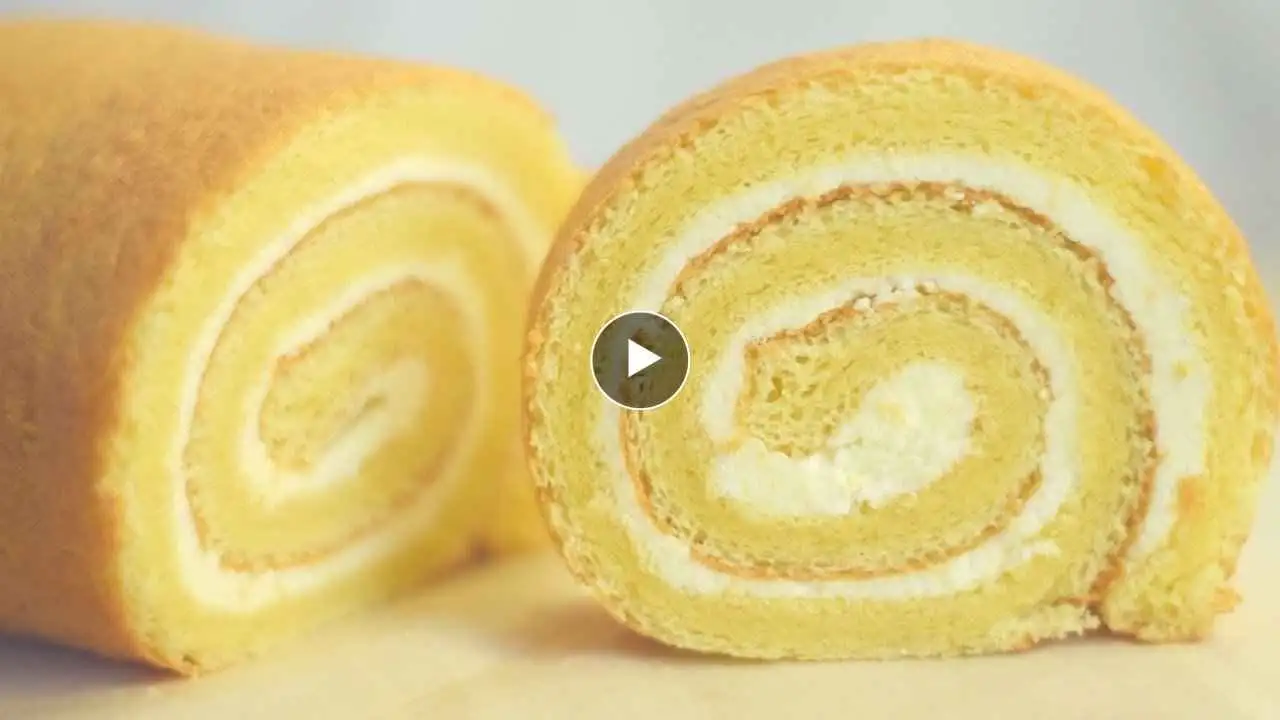 Swiss Roll Cake Vanilla Swiss Roll Cake Basic Swiss Roll Cake