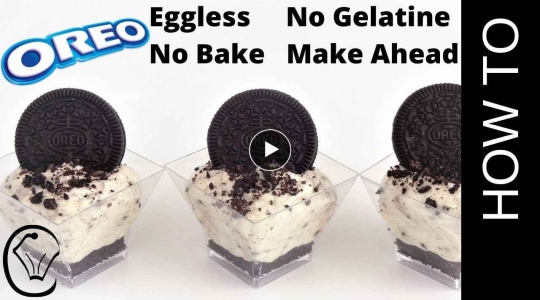 No Bake Mini Oreo Cookies and Cream Cheesecake Cups by Cupcake Savvy's Kitchen